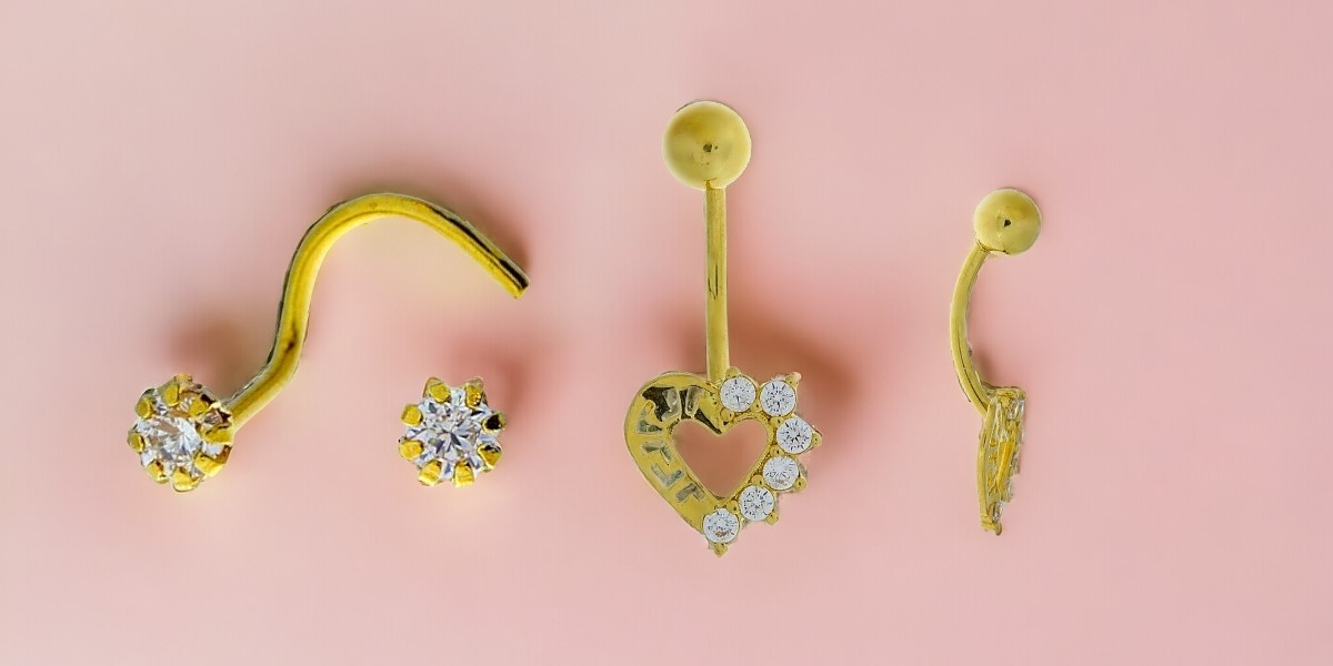 gouden piercing